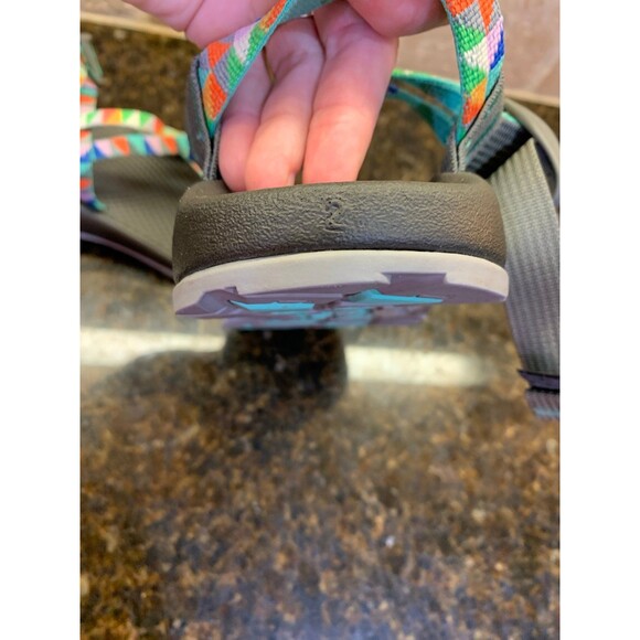Chaco Girls Sandals Multicolor Size 2 EUC - Picture 5 of 6